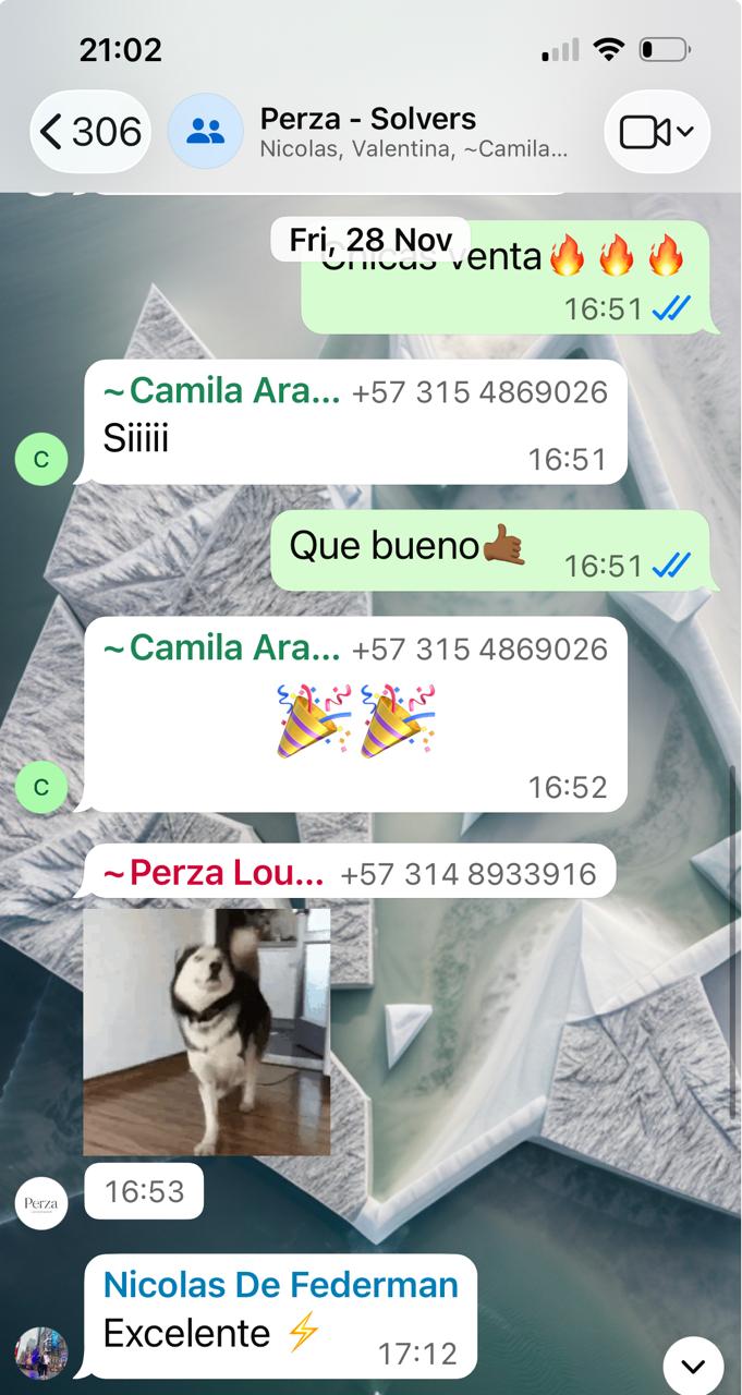 Conversación de reacción positiva frente a ventas